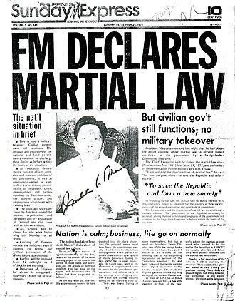 Batas militar sa ilalim ni Ferdinand Marcos - Wikiwand