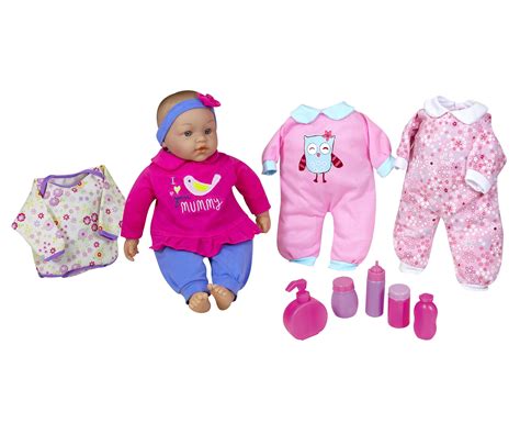 Lissi 15" Baby Doll Set W/ Extra Clothes & Accessories - Walmart.com