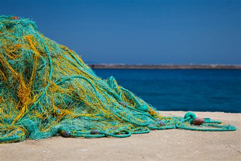 Fishing Nets And Sea Free Stock Photo - Public Domain Pictures
