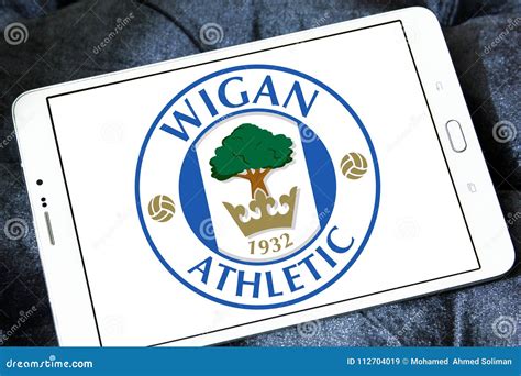 Wigan Athletic F.C. Football Club Logo Editorial Stock Image - Image of games, league: 112704019