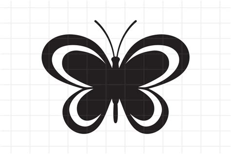 Butterfly SVG, Butterfly Silhouette Cut File. PNG Icon