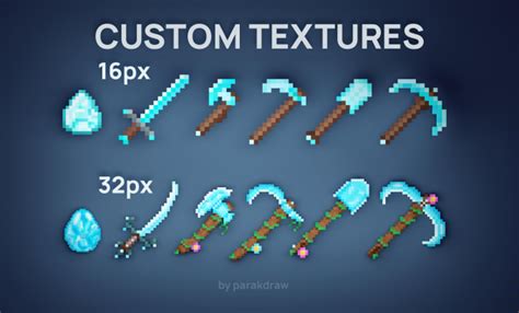 Design custom minecraft texture pack by Parakdraw | Fiverr