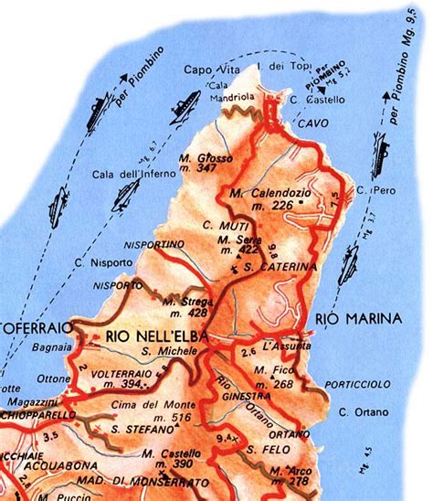 Elba Island Map: Where is Hotel Ilio on the Island of Elba