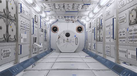 Nasa Spaceship Interior Stock Photo - Download Image Now - Indoors ...