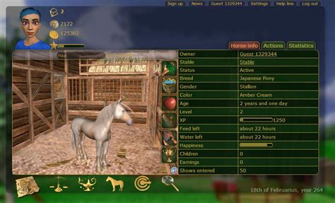 A Virtual Horse - Horse Games Online