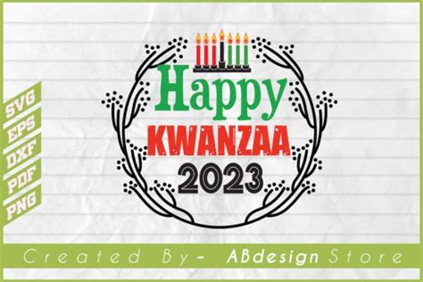 Happy Kwanzaa 2023 Graphic by ABdesignStore · Creative Fabrica