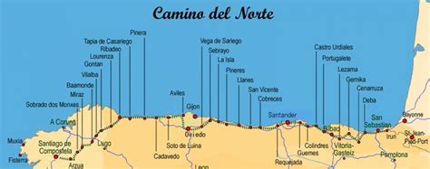 Camino Del Norte Spain Map - United States Map