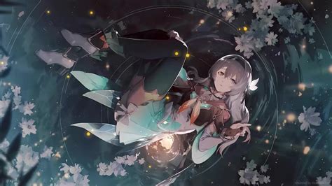 Firefly Lying In The Water Honkai: Star Rail Live Wallpaper - MoeWalls