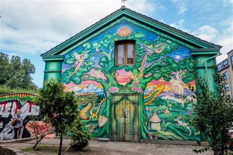 Inside Copenhagen's Colorful Hippie Haven (With images) | Street art utopia, Denmark, Copenhagen