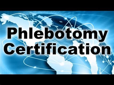 Phlebotomy Certification Help - Review Your Phlebotomy Certification ...