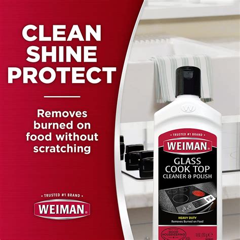 Weiman Cooktop Cleaner Kit - Cook Top Cleaner And Polish, 20 Ounce - Walmart.com