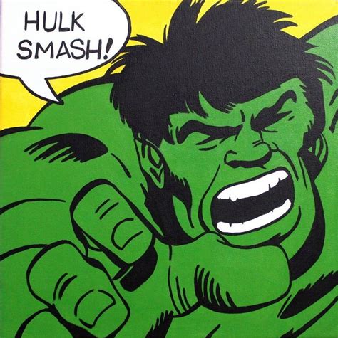 Image result for hulk smash pop art | Pop art painting, Pop art, Art