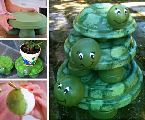 Clay Pot Turtle Instructions {Video Tutorial #flowerpotsoutdoor ...