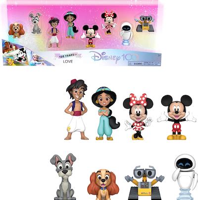 Disney100 Celebration Collection 8-Piece Figure Packs from Just Play ...