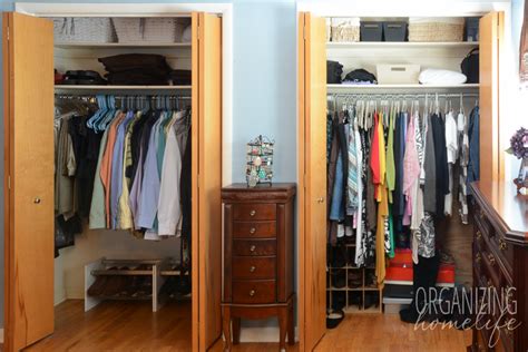 Master Bedroom Closet Disorganization and the Solution - Organizing ...