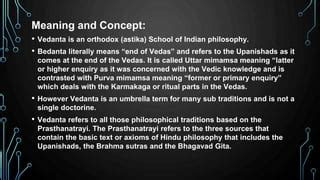 Vedanta Philosophy | PPT