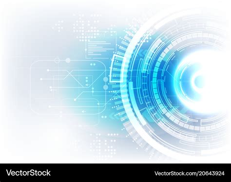 White blue technology background Royalty Free Vector Image