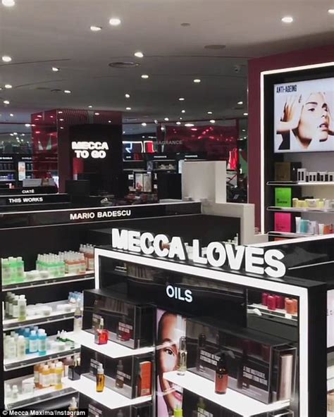 Mecca Cosmetics unveils largest ever beauty store Brisbane | Daily Mail Online