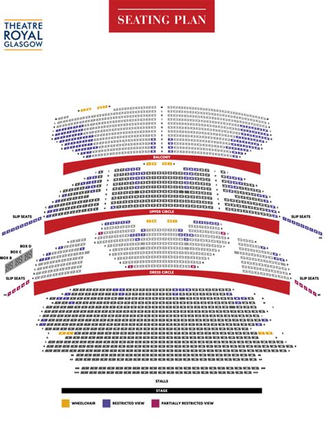 Theatre Royal Glasgow Seating Plan