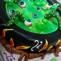 Witches Cauldron - cake by Lucky Bear Cakes - CakesDecor