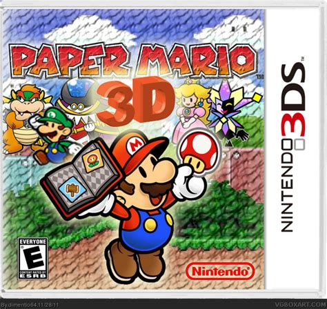 Paper Mario Nintendo 3DS Box Art Cover by dimentio64