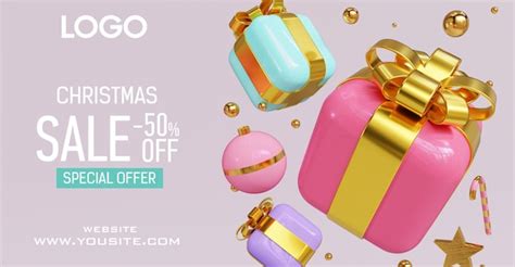 Premium PSD | Christmas gift box