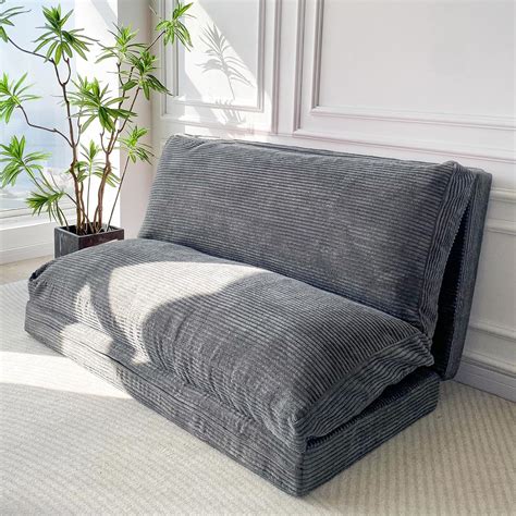 Amazon.com: MAXYOYO Bean Bag Bed Folding Sofa Bed Floor Mattress for ...