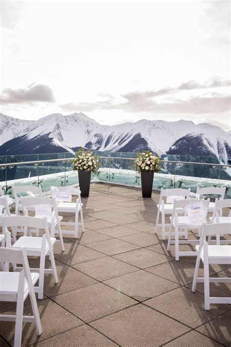 Banff Gondola Sky Bistro Wedding Ceremony - Banff Wedding location ...