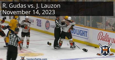 Radko Gudas vs. Jeremy Lauzon, November 14, 2023 - Anaheim Ducks vs ...