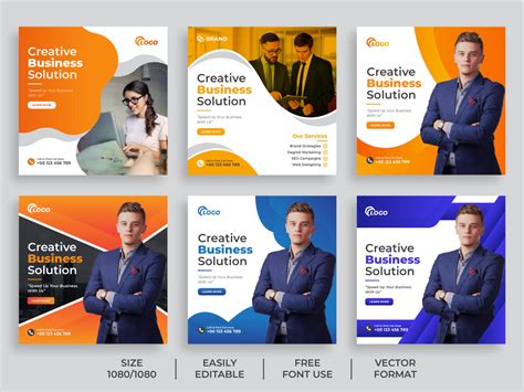 Creative Social Media Banner Template Design. | Behance