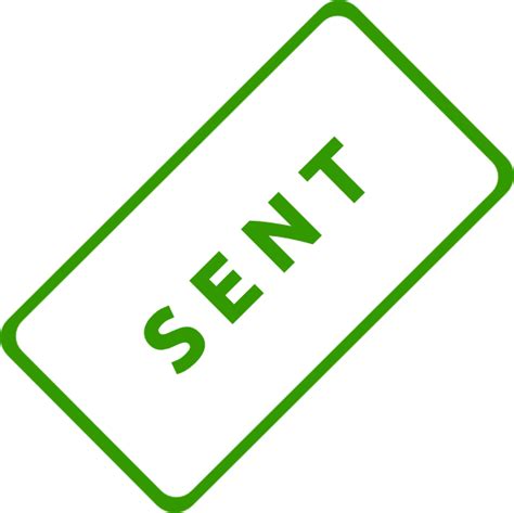 Sent Stamp Clip Art at Clker.com - vector clip art online, royalty free & public domain