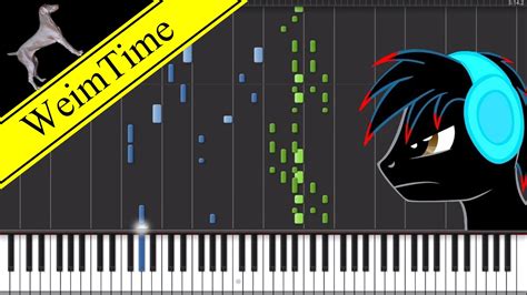 Discord (The Living Tombstone's Remix) Piano Cover -- Synthesia HD ...