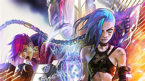 3840x2160px, 4K free download | Jinx x VI Arcane TV Art, HD wallpaper | Peakpx