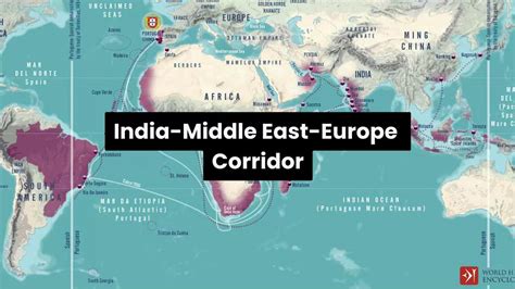 Which continents will be connected via the India-Middle East-Europe Corridor?