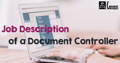 Typical Job Description of a Document Controller - Consepsys