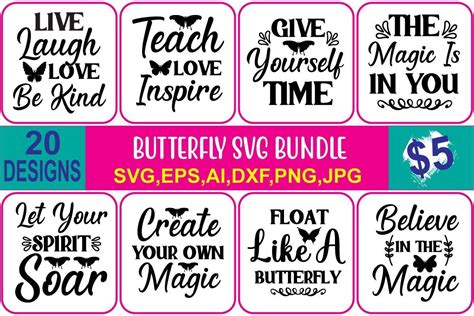 Butterfly SVG Bundle Bundle · Creative Fabrica