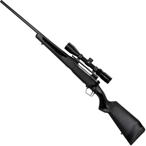 Savage 110 Apex Hunter XP with Vortex Crossfire II Scope Matte Black Left Hand Bolt Action Rifle ...