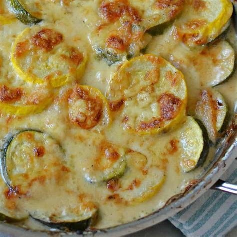 Zucchini Gratin with Yellow Squash - Small Town Woman