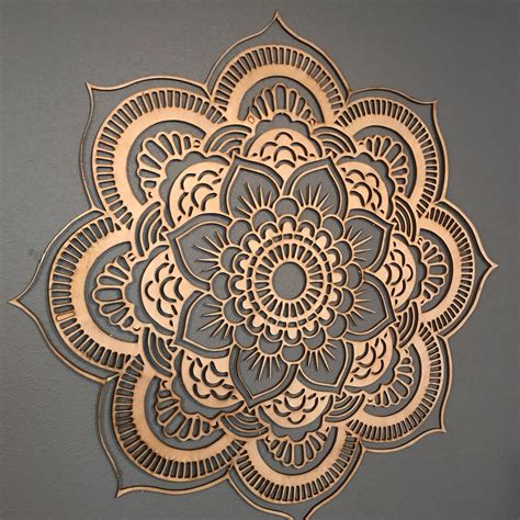 Laser Cut Mandala 34"