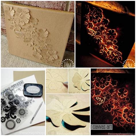 DIY Backlit Canvas Art Pictures, Photos, and Images for Facebook ...