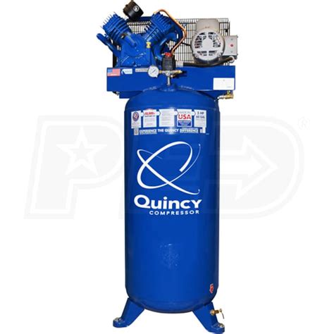 Quincy 2V41C60VC QT-54 Pro 5-HP 60-Gallon Two-Stage Air Compressor 230V 1-Phase