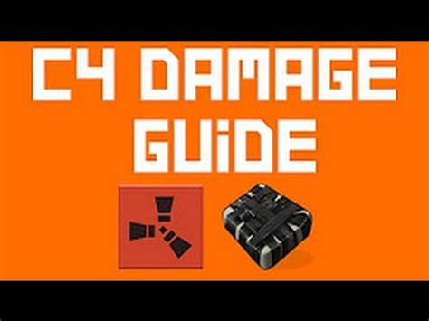 RUST: RAIDING GUIDE FOR BEGINNERS! (C4 DAMAGE) - YouTube