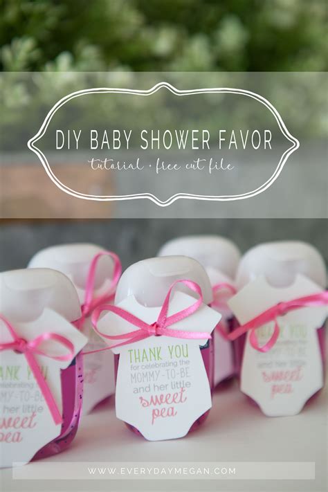 How to make a DIY Baby Shower Favor - Everyday Megan