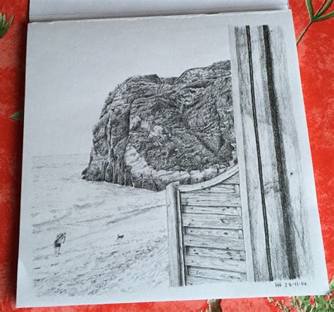 Beach Hut Sketch at PaintingValley.com | Explore collection of Beach ...