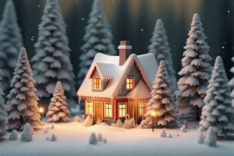 Magic Christmas house 27288824 Stock Photo at Vecteezy