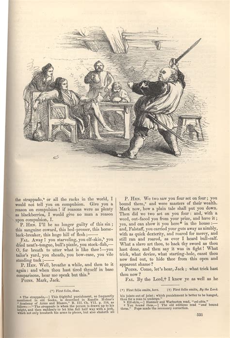 Falstaff Tells a Story | Victorian Illustrated Shakespeare Archive