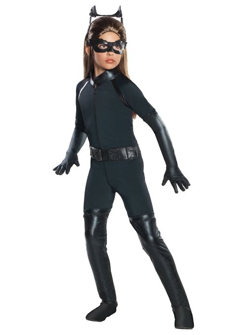 Girls Deluxe Catwoman Costume