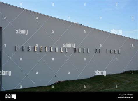 The Basketball Hall of Fame located in Springfield, Massachusetts ...