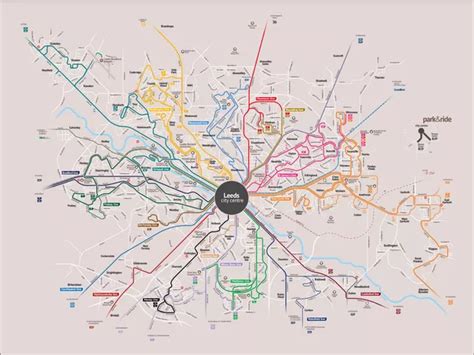 Leeds Bus Routes Map