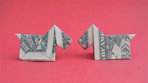 Easy MONEY DOG | Dollar Origami Animal | Tutorial DIY by NProkuda - YouTube